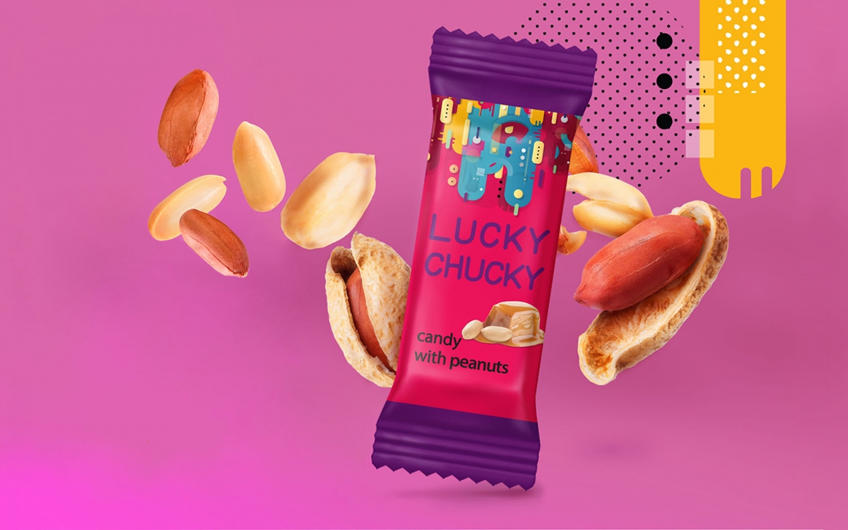 Разработка ТМ конфет "LUCKY CHUCKY"