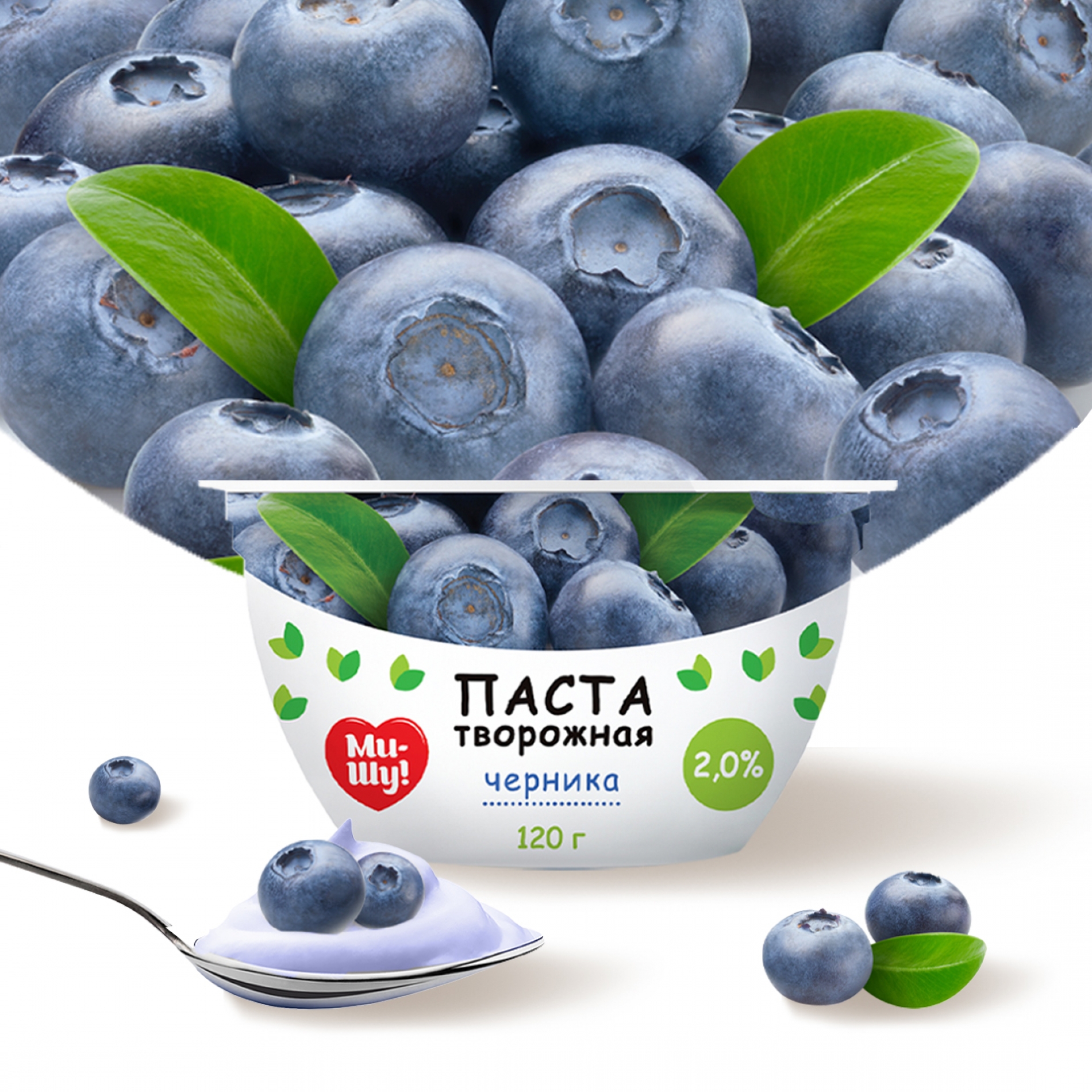 Дизайн упаковки для пасты творожной